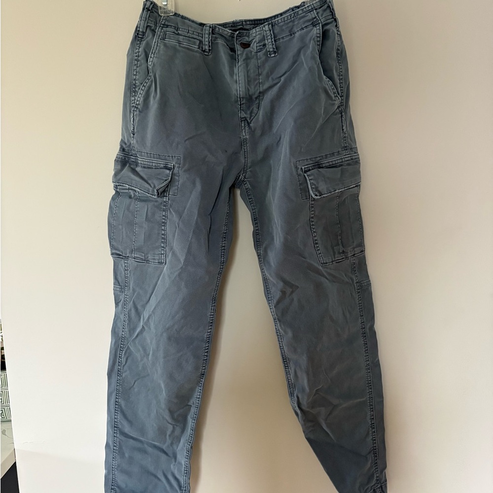 American Eagle Outfitters Slate Blue Cargo Pants